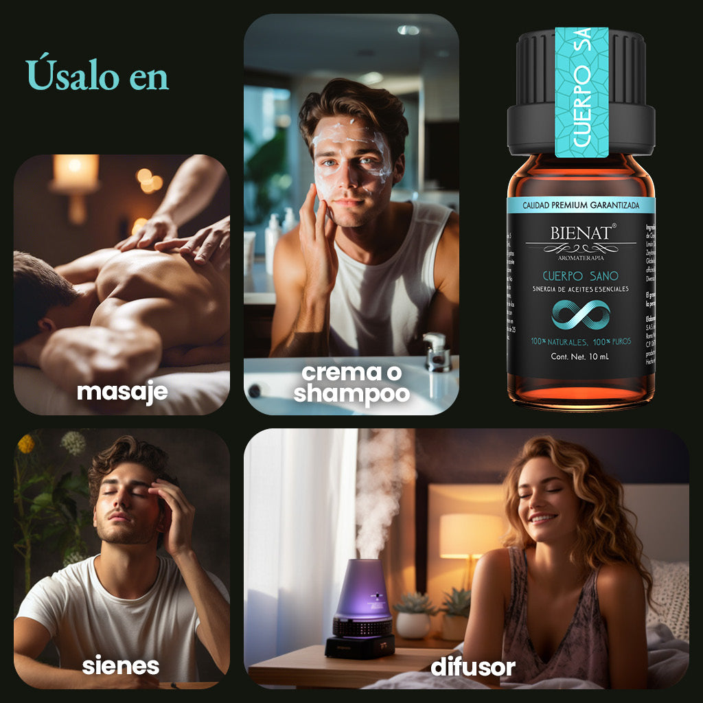 Mezcla de Aceites esenciales Cuerpo Sano