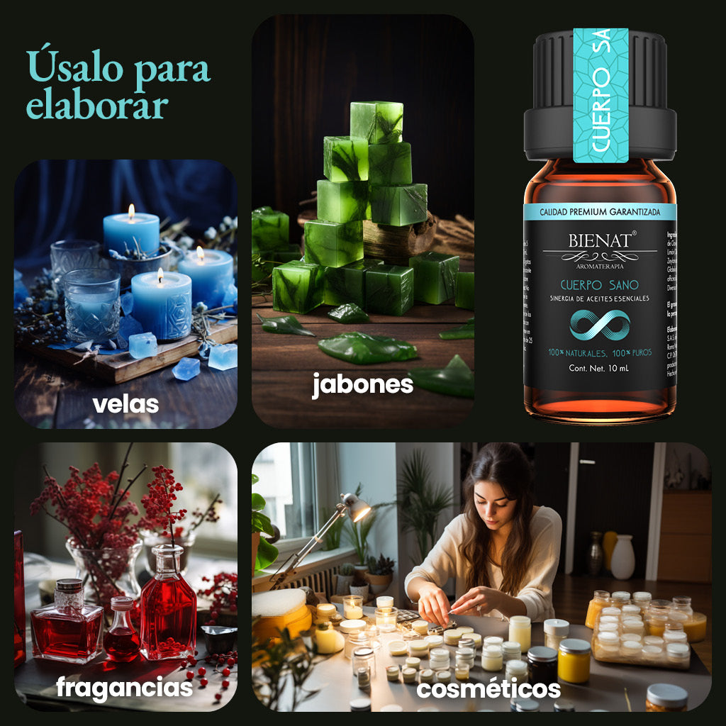 Mezcla de Aceites esenciales Cuerpo Sano