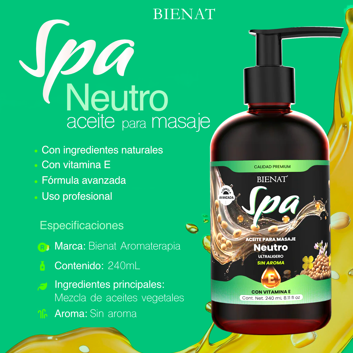Aceite para Masaje Neutro