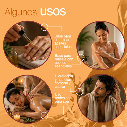 Aceite para masajes de Almendras Dulces