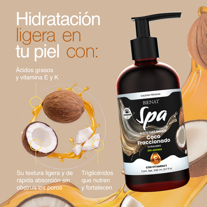 Aceite para Masaje de Coco