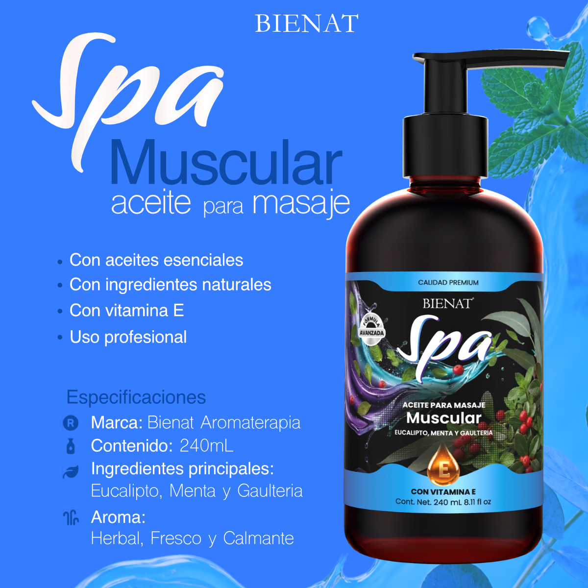 Aceite para Masaje Muscular