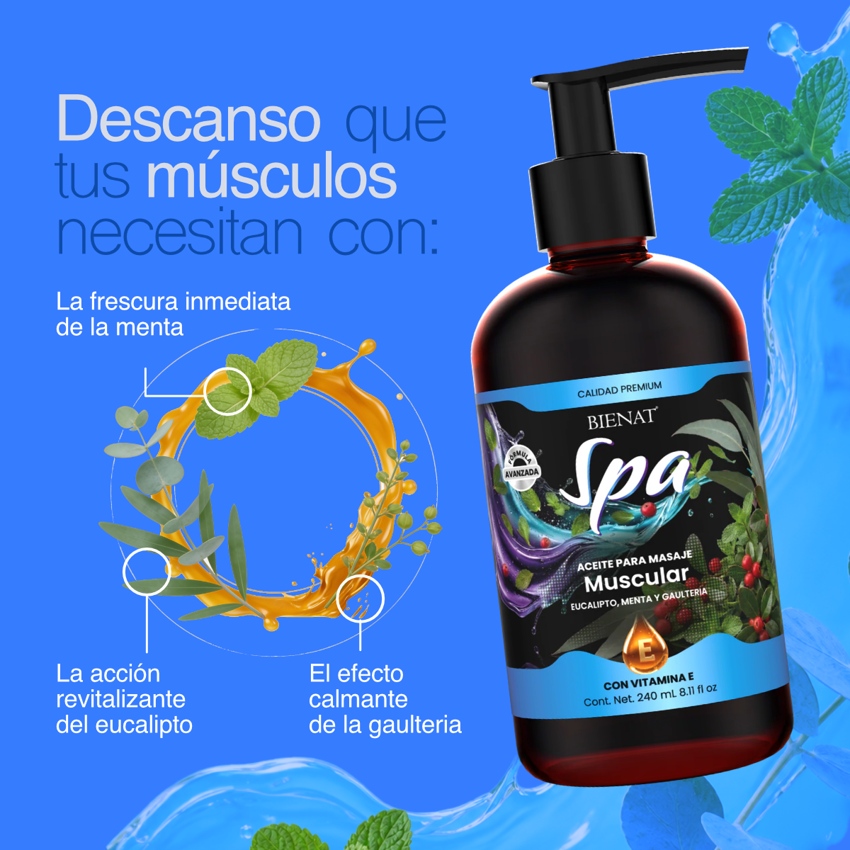 Aceite para Masaje Muscular