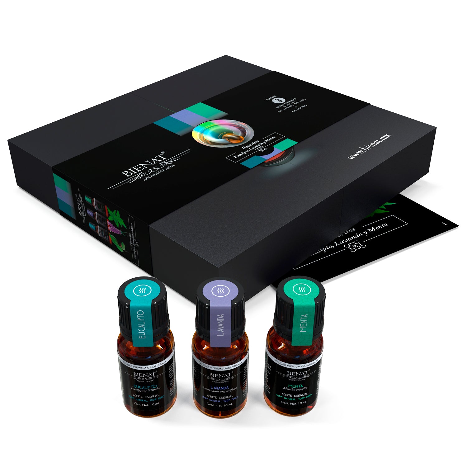 Kit de 3 Aceites Esenciales - Favoritos - Bienat Aromaterapia México