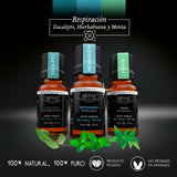 Kit de 3 Aceites Esenciales - Respiración - Bienat Aromaterapia México