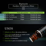Kit de 3 Aceites Esenciales - Respiración - Bienat Aromaterapia México
