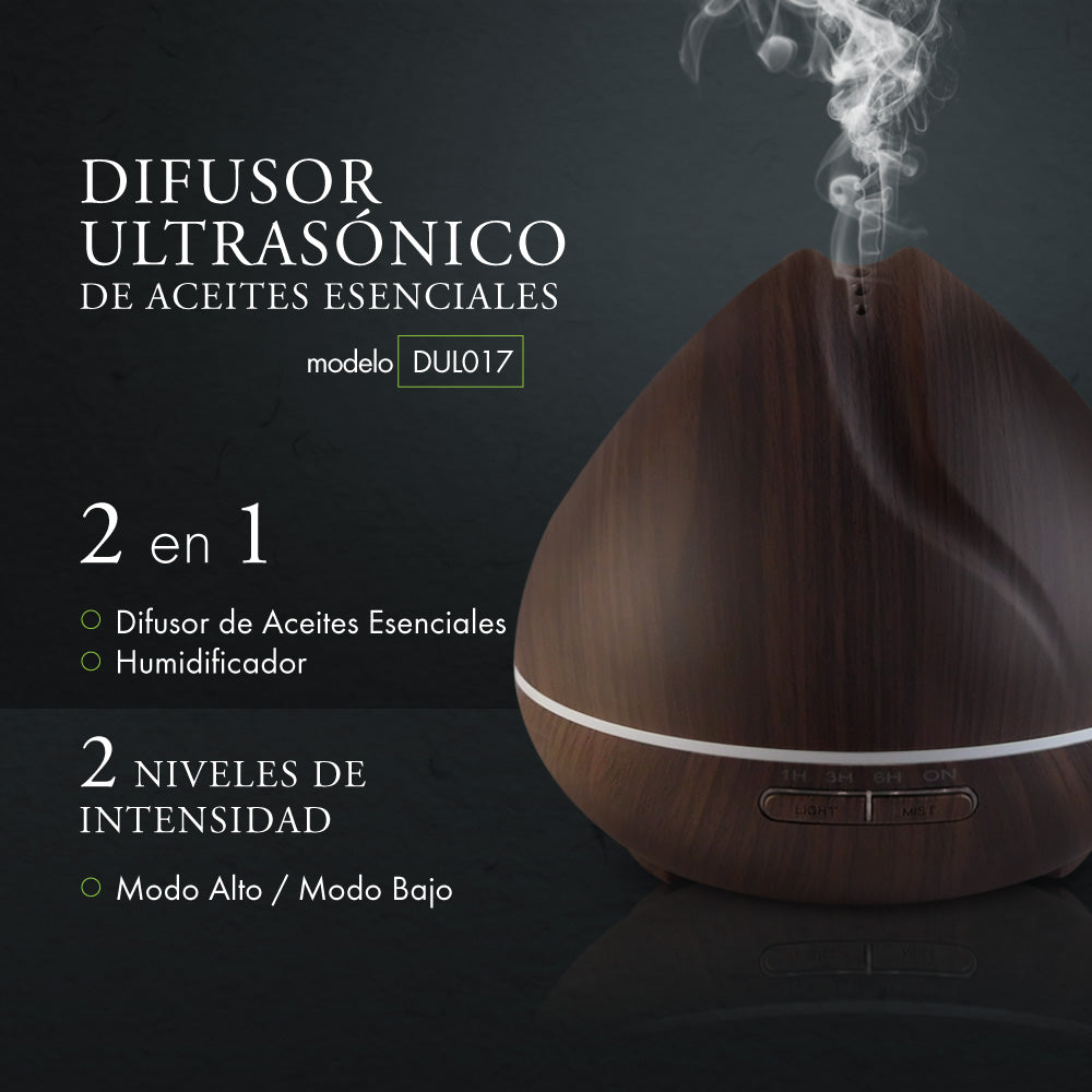 500ML esencial Humidificador en casa de aroma de difusor de aceite