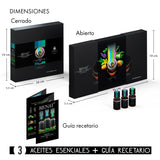 Kit de 3 Aceites Esenciales - Respiración - Bienat Aromaterapia México
